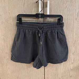 Zara Grey Linen Shorts
